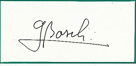 Günter Bosch  Tennis  Autogramm Blatt  original signiert 