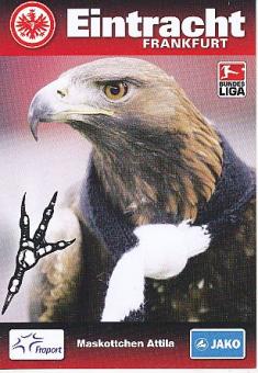 Attila  2009/2010   Maskottchen  Eintracht Frankfurt  Fußball Autogrammkarte 