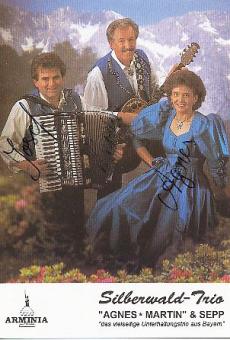 Silberwald Trio   Musik  Autogrammkarte  original signiert 