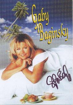 Gaby Baginsky   Musik  Autogrammkarte  original signiert 