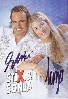 Stixi & Sonja   Musik  Autogrammkarte  original signiert 