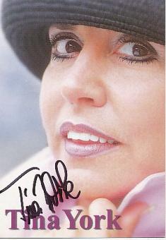 Tina York  Musik  Autogrammkarte  original signiert 