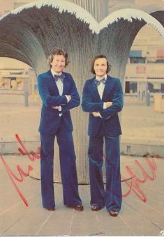 Mike & Tom  Musik  Autogrammkarte  original signiert 