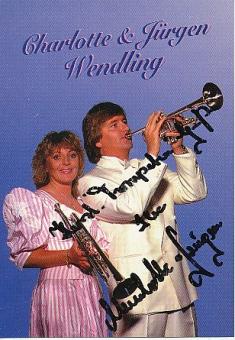 Charlotte & Jürgen Wendling  Musik  Autogrammkarte  original signiert 