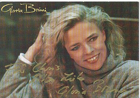 Gloria Bruni  Musik  Autogrammkarte  original signiert 