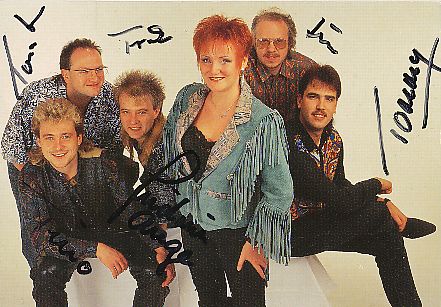 Gudrun Lange und Kactus   Musik  Autogrammkarte  original signiert 
