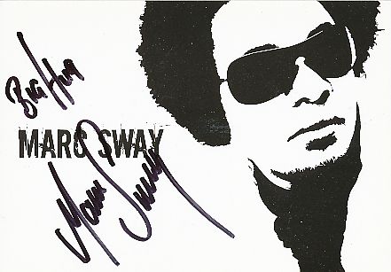 Marc Sway   Musik  Autogrammkarte  original signiert 