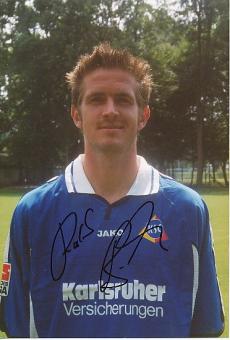 Ralf Becker  Karlsruher SC   Fußball Autogramm 13 x 18 cm  Foto original signiert 