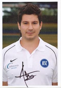 ?  Karlsruher SC   Fußball Autogramm 13 x 18 cm  Foto original signiert 