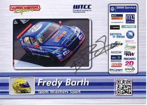 Fredy Barth  BMW  Auto Motorsport  Autogrammkarte original signiert 