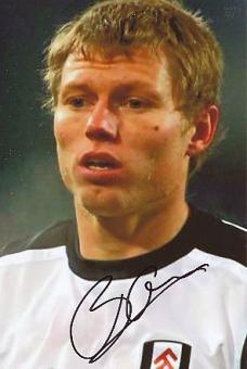 Björn Helge Risse  FC Fulham  Fußball Autogramm Foto original signiert 