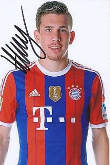 Pierre Emile Højbjerg  FC Bayern München  Fußball Autogramm Foto original signiert 