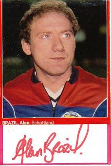 Alan Brazil  Schottland  WM 1982  Fußball Autogramm Bild original signiert 