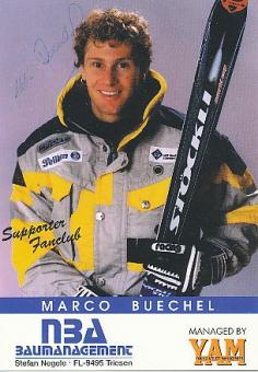 Marco Büchel  Lichtenstein  Ski Alpin  Autogrammkarte original signiert 