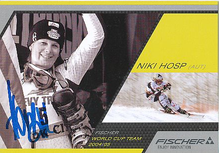 Nicole Hosp  Österreich  Ski Alpin  Autogrammkarte original signiert 