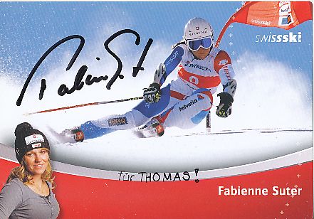 Fabienne Suter   Schweiz  Ski Alpin  Autogrammkarte original signiert 