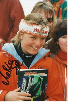 Martina Ertl  Ski Alpin Autogramm Foto original signiert 