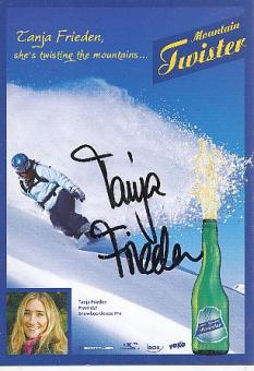 Tanja Frieden  Ski Snowboard  Alpin Autogrammkarte original signiert 