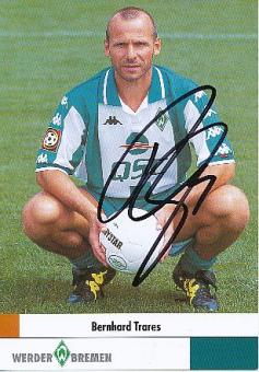 Bernhard Trares  2000/2001  SV Werder Bremen  Fußball  Autogrammkarte original signiert 