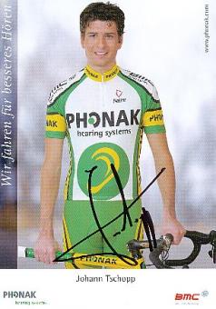 Johann Tschopp  Team Phonak  Autogrammkarte original signiert 