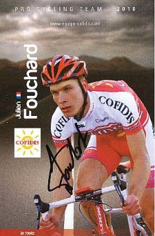 Julien Fouchard  Team Cofidis Radsport  Autogrammkarte original signiert 