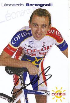 Leonardo Bertagnolli  Team Cofidis Radsport  Autogrammkarte original signiert 