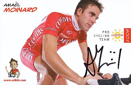 Amaël Moinard  Team Cofidis Radsport  Autogrammkarte original signiert 