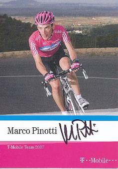 Marco Pinotti   Team Telekom   Radsport  Autogrammkarte original signiert 
