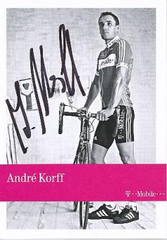 Andre Korff  Team Telekom   Radsport  Autogrammkarte original signiert 