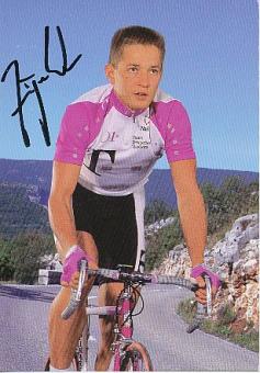 Jürgen Werner  Team Telekom   Radsport  Autogrammkarte original signiert 
