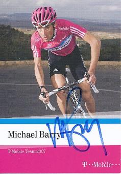 Michael Barry  Team Telekom   Radsport  Autogrammkarte original signiert 