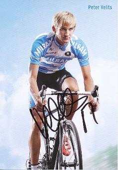 Peter Velits  Team Milram   Radsport  Autogrammkarte original signiert 