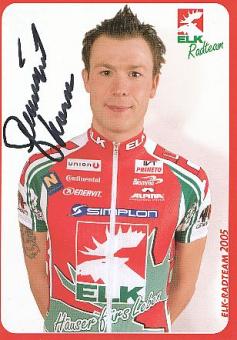 Hannes Gründlinger  Team ELK  Radsport  Autogrammkarte original signiert 