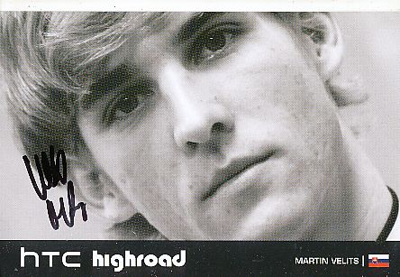 Martin Velits  Team HTC Highroad  Radsport  Autogrammkarte original signiert 