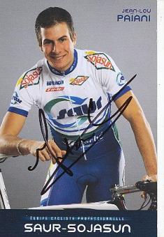Jean Lou Paiani  Team Sojasun  Radsport  Autogrammkarte original signiert 