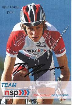 Björn Thurau   Team NSP  Radsport  Autogrammkarte original signiert 