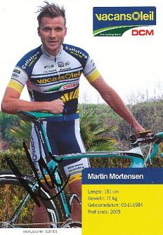 Martin Mortensen  Team Vacansoleil DCM  Radsport  Autogrammkarte original signiert 