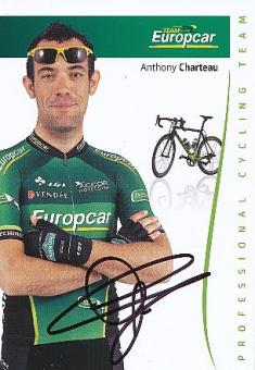 Anthony Charteau  Team Europcar  Radsport  Autogrammkarte original signiert 