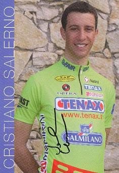 Cristiano Salerno  Team Tenax  Radsport  Autogrammkarte original signiert 