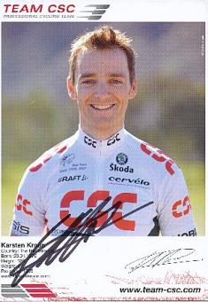 Karsten Kroen  Team CSC  Radsport  Autogrammkarte original signiert 