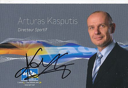 Arturas Kasputis  Radsport  Autogrammkarte original signiert 