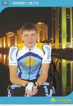 Andrey Zeits   Team Astana  Radsport  Autogrammkarte original signiert 