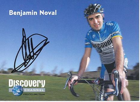Benjamin Noval  Team Discovery  Radsport  Autogrammkarte original signiert 