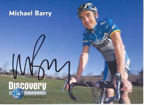 Michael Barry  Team Discovery  Radsport  Autogrammkarte original signiert 