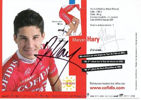 Maryan Hary  Team Cofidis   Radsport  Autogrammkarte original signiert 