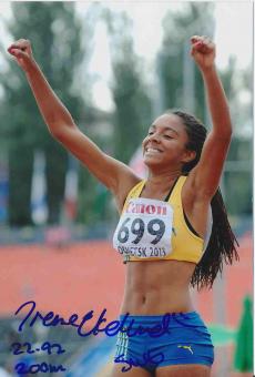 Irene Ekelund  Schweden  Leichtathletik Autogramm Foto original signiert 