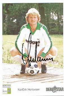 Kai Erik Herlovsen  Borussia Mönchengladbach  Fußball Autogrammkarte original signiert 