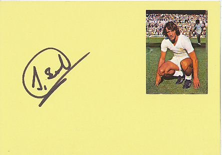 Luis Del Sol  Real Madrid  Fußball Autogramm Karte  original signiert 
