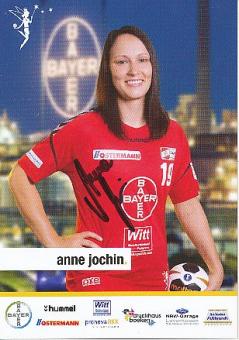 Anne Jochin  2017/2018 Bayer 04 Leverkusen  Frauen Handball Autogrammkarte original signiert 