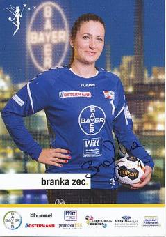 Branka Zec  2017/2018 Bayer 04 Leverkusen  Frauen Handball Autogrammkarte original signiert 